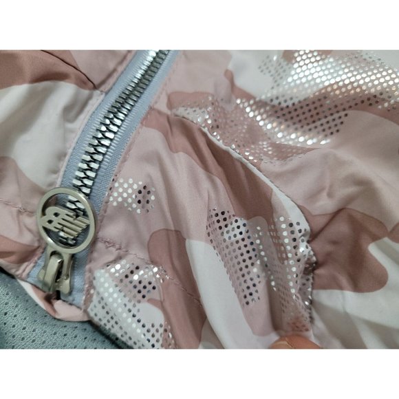 New Balance Womens Size M Medium Running Rain Jacket Windbreaker RN 130893 Pink - Picture 5 of 8